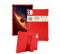 toergy Custodia in silicone per tablet Honor MagicPad 4 da 12,3 pollici, con aperture precise, anti-shock, antigraffio, regolazione multi-angolo e sensazione confortevole al tatto, rosso