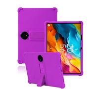toergy Custodia in silicone per tablet TCL NXTPAPER 14 da 14,3 pollici, con aperture precise, anti-shock, antigraffio, regolazione multi-angolo e sensazione confortevole al tatto, viola