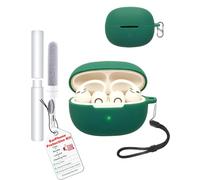 toergy Custodia per auricolari wireless SHOKZ OpenDots 2, custodia protettiva in morbido silicone, antiurto, antigraffio, con ritagli precisi, verde