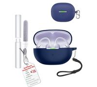 toergy Custodia per auricolari wireless SHOKZ OpenDots Air, custodia protettiva in morbido silicone, antiurto, resistente ai graffi con ritagli precisi, blu