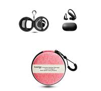 toergy Custodia per cuffie Beats Powerbeats Pro 2, inodore, da viaggio, con tasca in rete, rosa