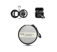 toergy Custodia per cuffie JBL Tour PRO 3, inodore, da viaggio, con tasca a rete, colore grigio