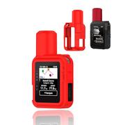 toergy Custodia protettiva in silicone per Garmin inReach Mini 3 Plus Satellite Communicator, custodia resistente e morbida con ritagli precisi, antiurto, presa comoda, colore rosso, confezione da 1