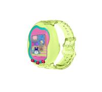 toergy Custodia protettiva in silicone per Tamagotchi Uni - Custodia morbida anti-goccia, accessori elettronici per animali domestici con bracciale, protezione per Virtual Pet Game Machine (verde