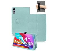 toergy Custodia protettiva per DOOGEE TAB G6 MAX 13.4 pollici 2025 nuovo tablet con cinturino da polso e funzione di supporto e anti-goccia, design sottile e semplice, verde