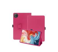 toergy Custodia protettiva per tablet DOOGEE V Pad con passante e funzione di supporto e anti-goccia, design sottile e semplice, rosso rosa