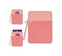 toergy Custodia protettiva per tablet Lenovo Yoga Tab Plus (12,7"), resistente agli urti e ai graffi, borsa con cerniera impermeabile, leggera e portatile, protezione completa, colore: rosa