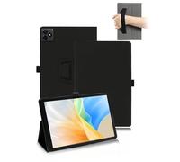 toergy Custodia protettiva per tablet ZTE Blade X1001 con cinturino da polso e funzione di supporto e anti-goccia, design sottile e semplice, colore nero
