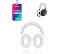 toergy Set di ricambio 2 in 1 per Sennheiser Momentum 5: 1 paio di cuscinetti auricolari + cuscinetti per testa, pelle proteica premium e memory foam, morbidi e confortevoli, grigio