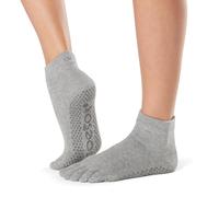 ToeSox Ytoewtahgm Calze Per Yoga E Pilates, Unisex - Adulto, Heather Grey, Medium