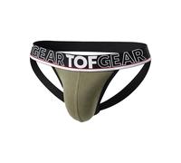 TOF Paris - Intimo da Uomo Sospensorio - Champion Jockstrap Khaki - 1x Taglia XL