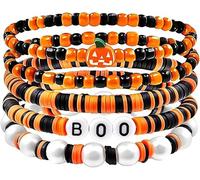 TOFBS Bracciale Donna Halloween Set di Braccialetti Colorati Gioielli di Moda Accessori Festivi Idee Regalo Donna(SET C)