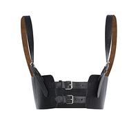 TOFBS Punk Cintura Corsetto Sottoseno in Pelle Petto Catena Catene del Corpo Harness Belt Accessori per il Corpo Gioielleria per Donna Ragazze Discoteca Cosplay Party Rave Costume di Halloween (Nero2)