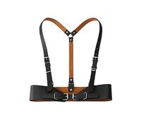 TOFBS Punk Reggiseno in Pelle Il petto Catena Nero Catene del Corpo Collare Harness Belt Accessori per il Corpo Gioielleria per Donna Ragazze Discoteca Cosplay Party Rave Costume di Halloween (#8)