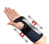 TOFBS Tutore Polso Rigido Ortopedico Stecca Metallica Supporto Articolare Traspirante Regolabile Stabilizzatore Mano
