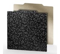 Tofelf Letto per stampante 3D Textured PEI+ liscio PEO 220 x 220 mm, piastra in acciaio a molla con base adesiva magnetica per Artillery Genius/Pro/MK2/MK2A/Anet A8/Anet A6, senza base magnetica