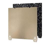 Tofelf Piastra PEI strutturata e piastra liscia PEO, 235 x 235 mm, in acciaio a molla per stampante 3D K1/Ender5 S1/Ender3 S1 Pro/Ender3 S1/Ender3 V2 Neo/Ender3 V2, nessuna base magnetica