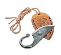 TOFERNER Original Gift, Beautiful Product - Celtic Pocket Knife, Hand Forged Knife.Hardened Blade, Vintage, Art Collection, Antiquity, Great.Beautiful Product. (Marrone)