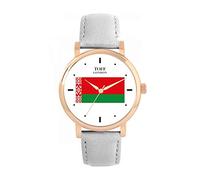 Toff London Belarus Flag Watch Ladies 38mm Case 3atm Resistente all'acqua Design personalizzato Movimento al quarzo Di lusso Alla moda