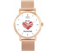 Toff London Bianco Con Cuore Rosso Be My Valentine Watch