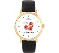 Toff London Bianco Con Cuore Rosso Be My Valentine Watch