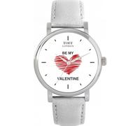 Toff London Bianco Con Cuore Rosso Be My Valentine Watch