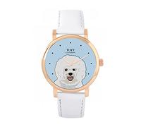Toff London Bichon Frise Head Dog Watch