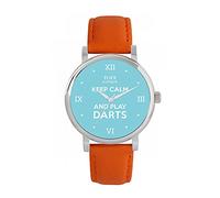 Toff London Blue Keep Calm and Play Darts Basons Watch