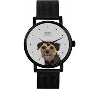 Toff London Border Terrier Head Dog Watch 38mm Cassa 3atm Resistente all'acqua Movimento al quarzo progettato su misura Lusso alla moda