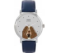Toff London Marrone Bianco Springer Spaniel Head Dog Watch