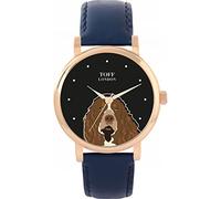 Toff London Marrone Bianco Springer Spaniel Head Dog Watch