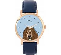 Toff London Marrone Bianco Springer Spaniel Head Dog Watch
