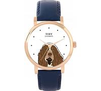 Toff London Marrone Bianco Springer Spaniel Head Dog Watch