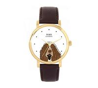 Toff London Marrone Bianco Springer Spaniel Head Dog Watch
