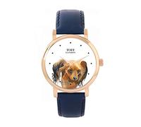 Toff London Marrone Russian Toy Terrier Head Dog Watch