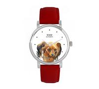 Toff London Marrone Russian Toy Terrier Head Dog Watch