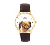 Toff London Marrone Russian Toy Terrier Head Dog Watch