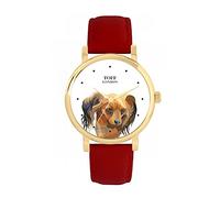 Toff London Marrone Russian Toy Terrier Head Dog Watch
