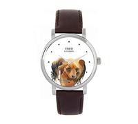 Toff London Marrone Russian Toy Terrier Head Dog Watch