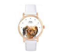 Toff London Marrone Russian Toy Terrier Head Dog Watch