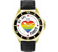 Toff London Orologio bianco della famiglia Pride Rainbow Heart