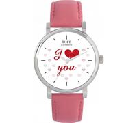 Toff London Orologio bianco Ti amo