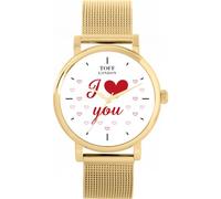 Toff London Orologio bianco Ti amo