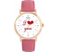 Toff London Orologio bianco Ti amo