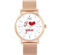 Toff London Orologio bianco Ti amo