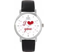 Toff London Orologio bianco Ti amo