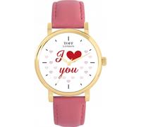 Toff London Orologio bianco Ti amo