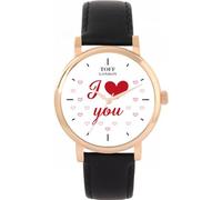Toff London Orologio bianco Ti amo