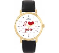 Toff London Orologio bianco Ti amo