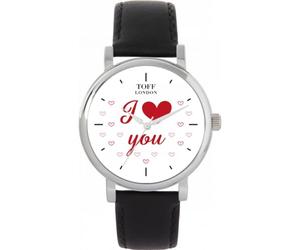 Toff London Orologio bianco Ti amo